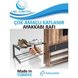 Çok Amaçlı Katlanabilir Ayakkabı Rafı - 60x45 Cm