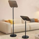 Çok Amaçlı Kitap Okuma Standı 55CM Yükseklik – Laptop Tutucu, Nota Sehpası, Projeksiyon ve Sunum Standı, Katlanabilir Dayanıklı Metal & Ahşap Tasarım - S02