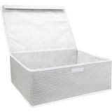 Çok Amaçlı Kutu Baza Hurcu Baza Altı Hurç Gri 50X40X19 cm - Ahşap