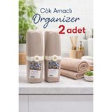 Çok Amaçlı Organizer Seyahat Tipi Aksesuar Taşıma Gözlük Diş Macunu Diş Fırçası Saklama Kutusu 2 Adet