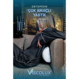 Çok Amaçlı Ortopedik Visco Yastık - Horlama Yastığı Hamile Yastığı Pembe 42x18x9, Mavi
