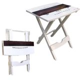 Çok Amaçlı Pratik Katlanır Plastik Masa 44x38 Cm Katlanır Sehpa Portatif Piknik Masası Ders Masası