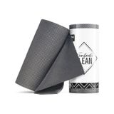 Çok Amaçlı Rulo Mikrofiber Temizlik Bezi 30x30 24 Yapraklı Desenli Gri Gri