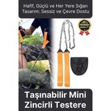 Çok Amaçlı Saplı Taşınabilir Güçlü Dayanıklı Ergonomik Hafif Çantalı Mini Manuel Zincirli Testere - diğer