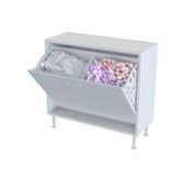 Çok Amaçlı Sepetli Dolap | Banyo, Mutfak, Ayakkabılık, Oyuncak Dolabı | 14 Ölçü Seçeneği (35–100 cm) | Modüler Tasarım | 75x32,5 cm (Beyaz, 80 cm)