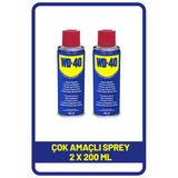 Çok Amaçlı Sıvı, Yağ Çözücü, Pas Sökücü, Temizleyici Ve Koruyucu, 200Ml X 2 Adet