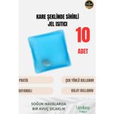 Çok Amaçlı Soğuk Havalarda Kare Şeklinde Sihirli Jel El Sıcak Tutan Isıtıcı Torba Cep Sobası 10 Adet