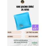 Çok Amaçlı Soğuk Havalarda Kare Şeklinde Sihirli Jel El Sıcak Tutan Isıtıcı Torba Cep Sobası 2 Adet