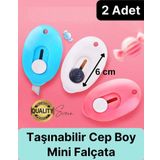 Çok Amaçlı Taşınabilir Cep ve Çanta Mini Falçata Maket Bıçağı Ultra Keskin Anahtarlıklı Çelik