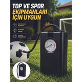Çok Amaçlı Taşınabilir Hava Pompası Araç Bisiklet Top Lastik Şişirme Pompası - Lisinya