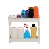 Çok Amaçlı Tekerlekli Mutfak Rafı Banyo Rafı Organizer Sr-02