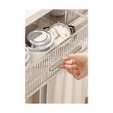 Çok Amaçlı Yapışkanlı Duvar Rafı Organizer 3 Katlı Banyo & Mutfak Rafı 2 Çekmeceli Havluluk (Beyaz) - standart
