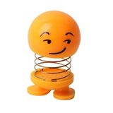 Çok Bilmiş Ukala Emoji Smile Zıp Zıp Kafa 8 cm Araba Torpido & Pasta Süsü Masaüstü Dekoratif Figür