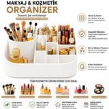 Çok Bölmeli Makyaj ve Kozmetik Organizer Kutu, Şık ve Pratik Saklama Çözümü - Seçenek 1