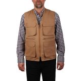 Çok Cepli Yazlık Taba Gabardin Yelek (Yiğit İş Elbiseleri) (430308039)
