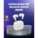 Çok Dilli İletişim Destekli Kablosuz Kulaklık Oyun ve Müzik Modlu