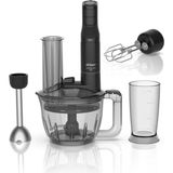 Çok Fonksiyonlu 1200W Çok Amaçlı Blender Seti Siyah Renkli - Ahşap