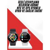 Çok Fonksiyonlu Akıllı Saat Bluetooth Bağlantılı Çağrı Cevaplayabilen Uzun Pil Ömrü Yunus - 35 - 48 mm - 1 - 01P-Pembe