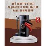 Çok Fonksiyonlu Araç Yol Yardım Kiti Jump Starter Lastik Pompası