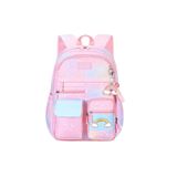 Çok Fonksiyonlu Büyük Boy Su Geçirmez Okul Çantası (Pembe)