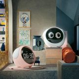 Çok Fonksiyonlu Emoji Çocuk Çalar Saat Ses Kontrollü Masaüstü Alarmlı Gece Lambalı Dijital Saat