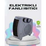 Çok Fonksiyonlu Fanlı Isıtıcı Isıtma Ve Soğuk H.a Üfleme Özellikli