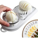 Çok Fonksiyonlu Haşlanmış Yumurta Dilimleyici, Paslanmaz Çelik Tellerle Eşit ve Düzgün Kesim, Ergonomik ve Dayanıklı Tasarım
