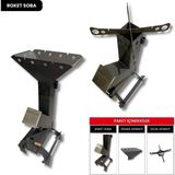 Çok Fonksiyonlu Izgaralı Roket Pelet Sobası ve Odun Sobası - rocket Grill