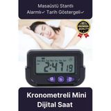 Çok Fonksiyonlu Kronometreli Alarmlı Tarih Göstergeli Masaüstü Ders Sınav Çalışma Mini Dijital Saat