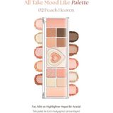 Çok Fonksiyonlu Makyaj Paleti PERIPERA All Take Mood Like Palette (02 Peach Heaven) (Peritage) - Turuncu - Kahverengi