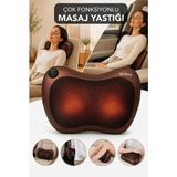 Çok Fonksiyonlu Masaj Yastığı - Şarjlı Isıtmalı Insan Eli Yoğurma Hisli Bacak Boyun Karın Masaj Aleti