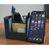 Çok Fonksiyonlu Masaüstü Düzenleyici - 3D Tasarım Kalemlik, Akıllı Saat ve Telefon Standı