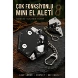 Çok Fonksiyonlu Mini Cep Çakısı Çok Amaçlı El Aleti Tornavida Somun Anahtarı Şişe Açacağı Anahtarlık
