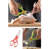 Çok Fonksiyonlu Paslanmaz Çelik Mutfak Makası Pratik Börek Tavuk Kesici Ceviz Kırıcı Makas