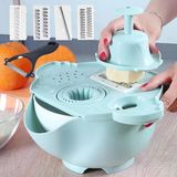 Çok Fonksiyonlu Salata Aparatı - Süzgeçli Doğrayıcı Kase