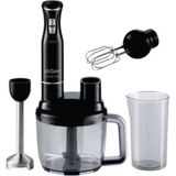 Çok Fonksiyonlu Siyah Çok Amaçlı Blender Seti, Pratik ve Şık Tasarım - Ahşap
