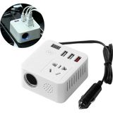 Çok Fonksiyonlu USB Araç Invertörü 12V/24V 220V Güç Dönüştürücü (4887)