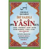Çok Kolay Okunabilen İri Yazılı 41 Yasin ( Fihristli, Rahle Boy)