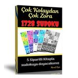 Çok Kolaydan Çok Zora 1728 Sudoku Kitabı (5 Spiralli Kitap)