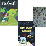 Çok Okunan Çocuk Öykü Kitapları - Melodi - Kitap Okuma Günlüğüm -Not Defteri Hediye