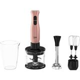 Çok Renkli 1500 W El Blender Seti, Pratik ve Güçlü Mutfak Aleti - Açık Bej