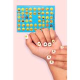 Çok Renkli Emoji Kız Çocuk Tırnak Sticker