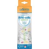 Çok Renkli Geniş Ağız Pp Antikolik Bebek Biberon 270ML Kız - Açık Bej