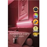 Çok Renkli Led Abajur Yapışkanlı 1 Metre Her Alana Uygun Uzaktan Kumandalı Cpink1