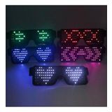 Çok Renkli Led Işıklı Şarjlı Parti Gözlüğü Kablosuz Yılbaşı Düğün Eğlence HJ-LRG01
