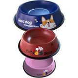 Çok Renkli Metal Mama ve Su Kabı, 22 Cm, Kedi ve Köpekler Için Ideal - Seçenek 1