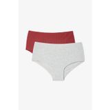 Çok Renkli Modal Fitilli Düşük Bel 2'li Boxer
