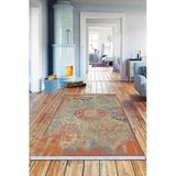 Çok Renkli Modern Dokuma Pamuk Taban Kaymaz Kilim Klm063