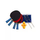 Çok Renkli Unisex Masa Tenisi Raket Seti - Tek Beden