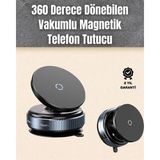 Çok Yönlü Döner Başlıklı Vakumlu Araç Telefon Standı – Sert Yollarda Stabil Kullanım - Renkli